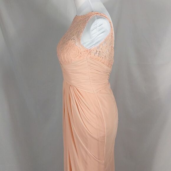 David's Bridal Lace Formal Dress - Picture 3 of 8